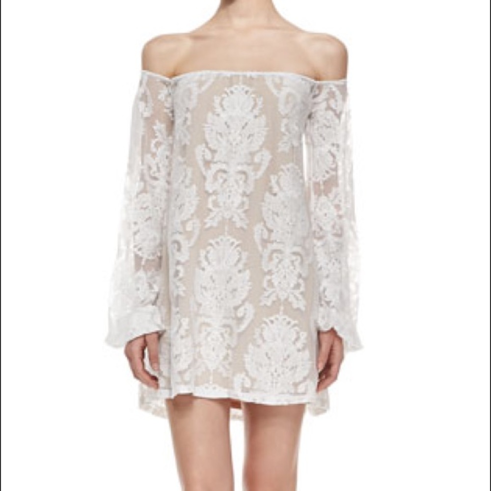 For Love&Lemons Off the Shoulder San Marcos Dress